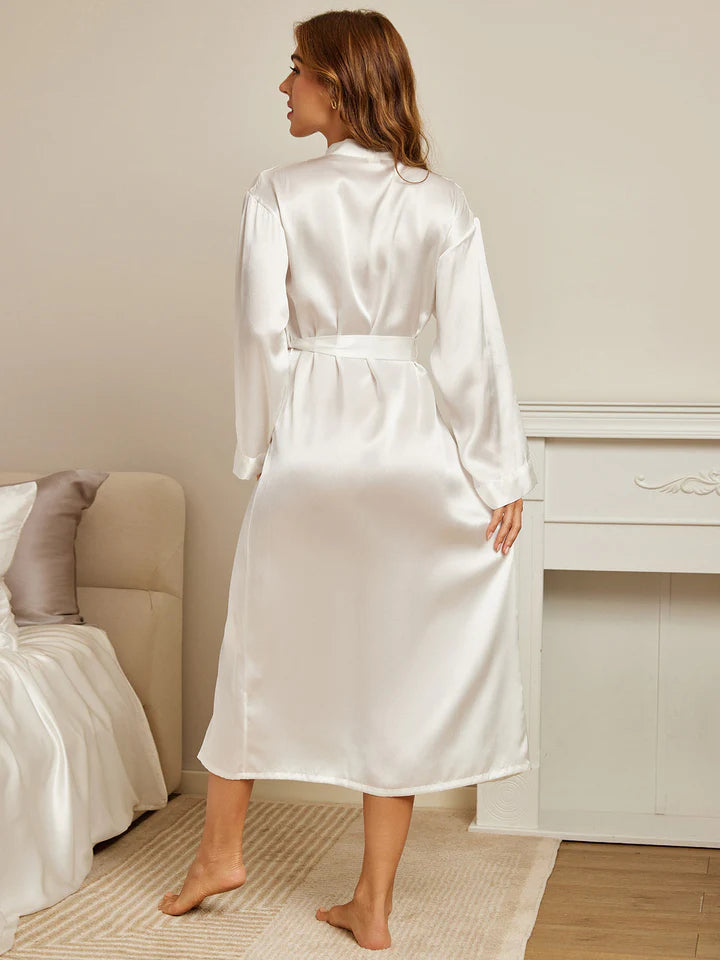 İpek Premium Uzun Kimono Sabahlık