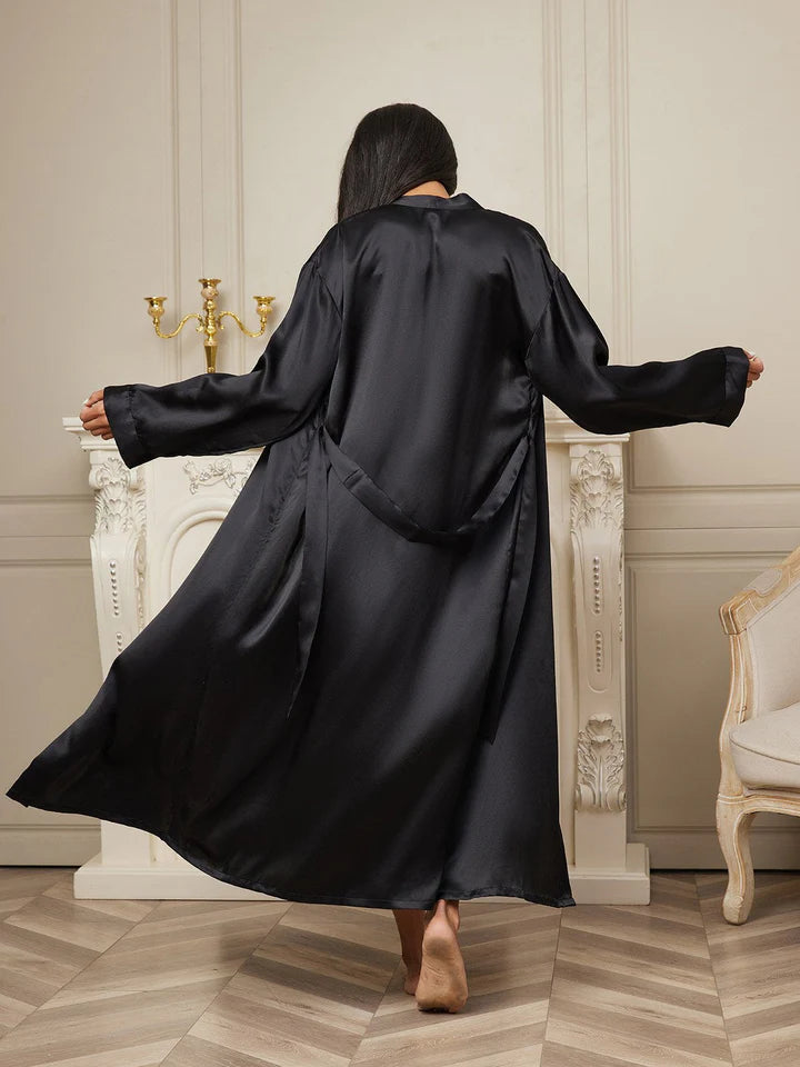 İpek Premium Uzun Kimono Sabahlık