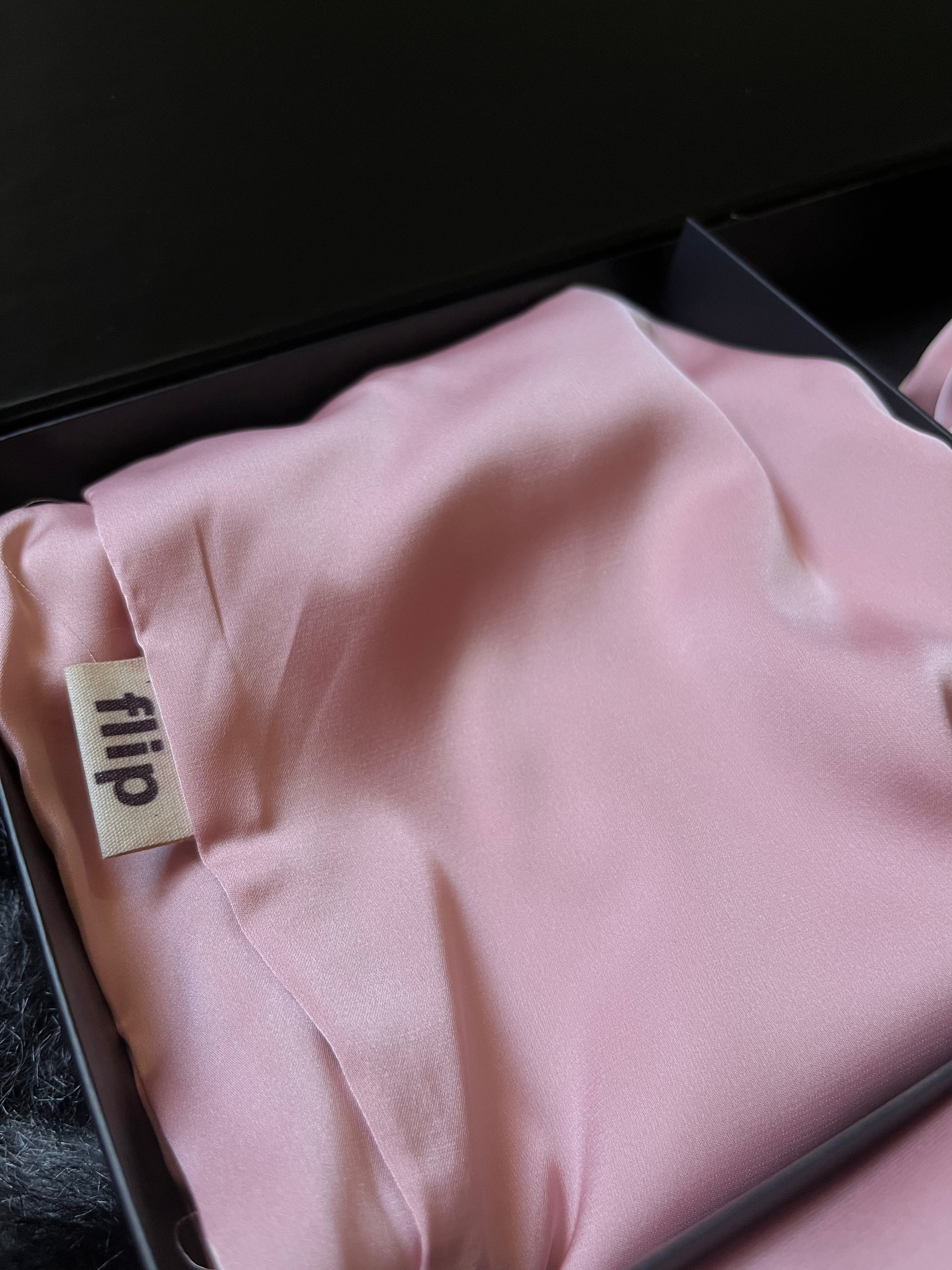 Dut İpek Toz Pembe Set