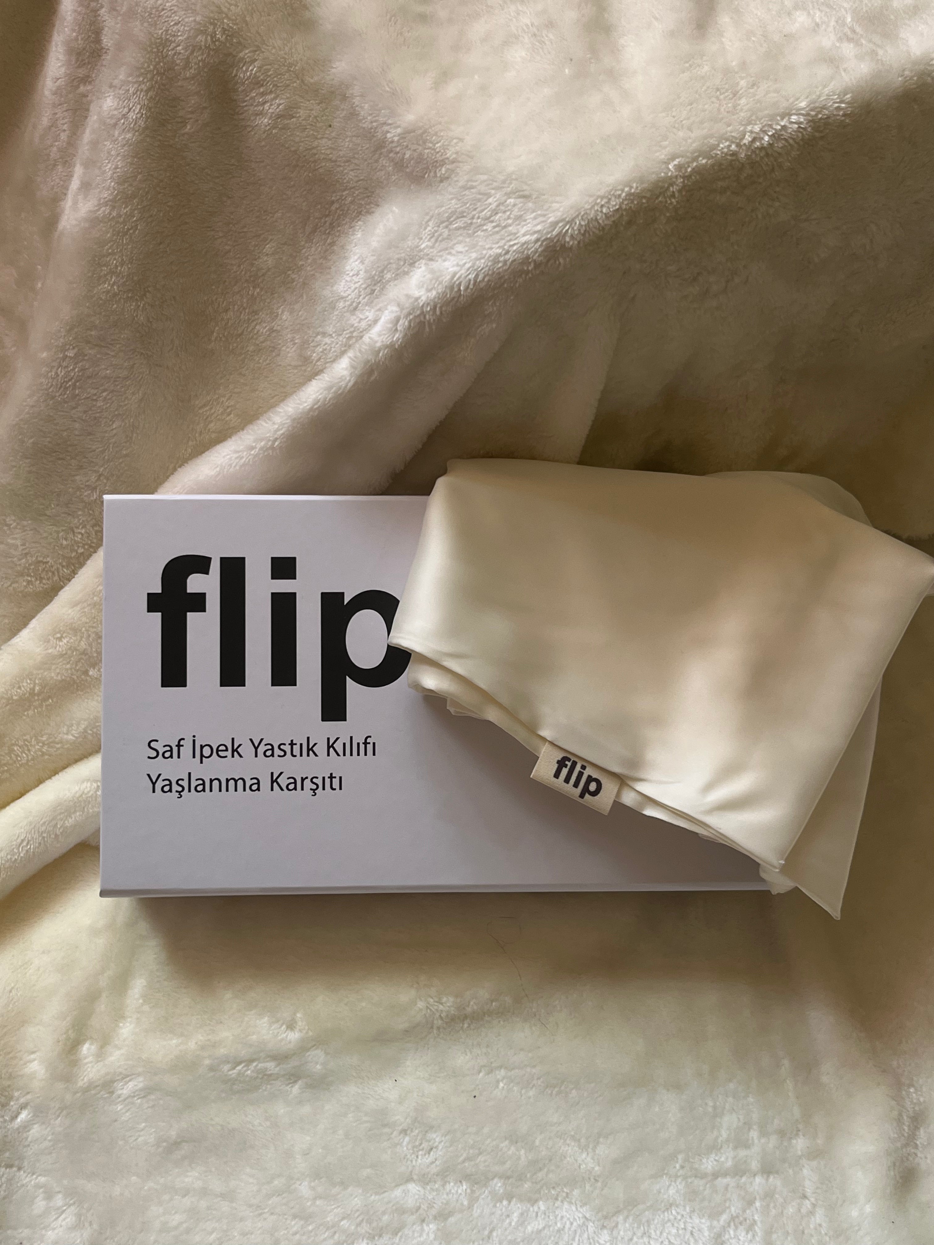 Dut İpek Beyaz Premium Yastık Kılıfı