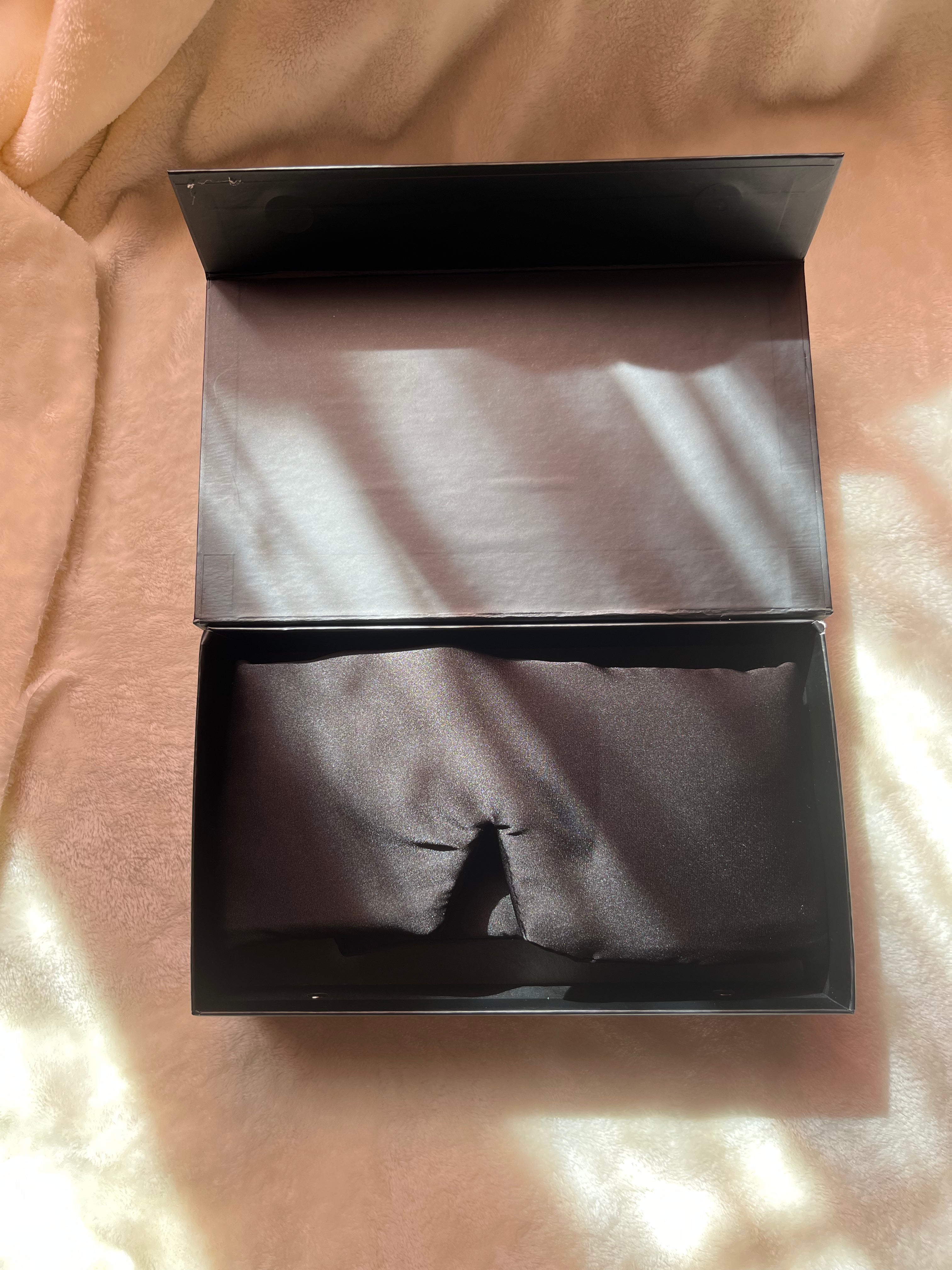 Dut İpek Siyah Uyku Maskesi