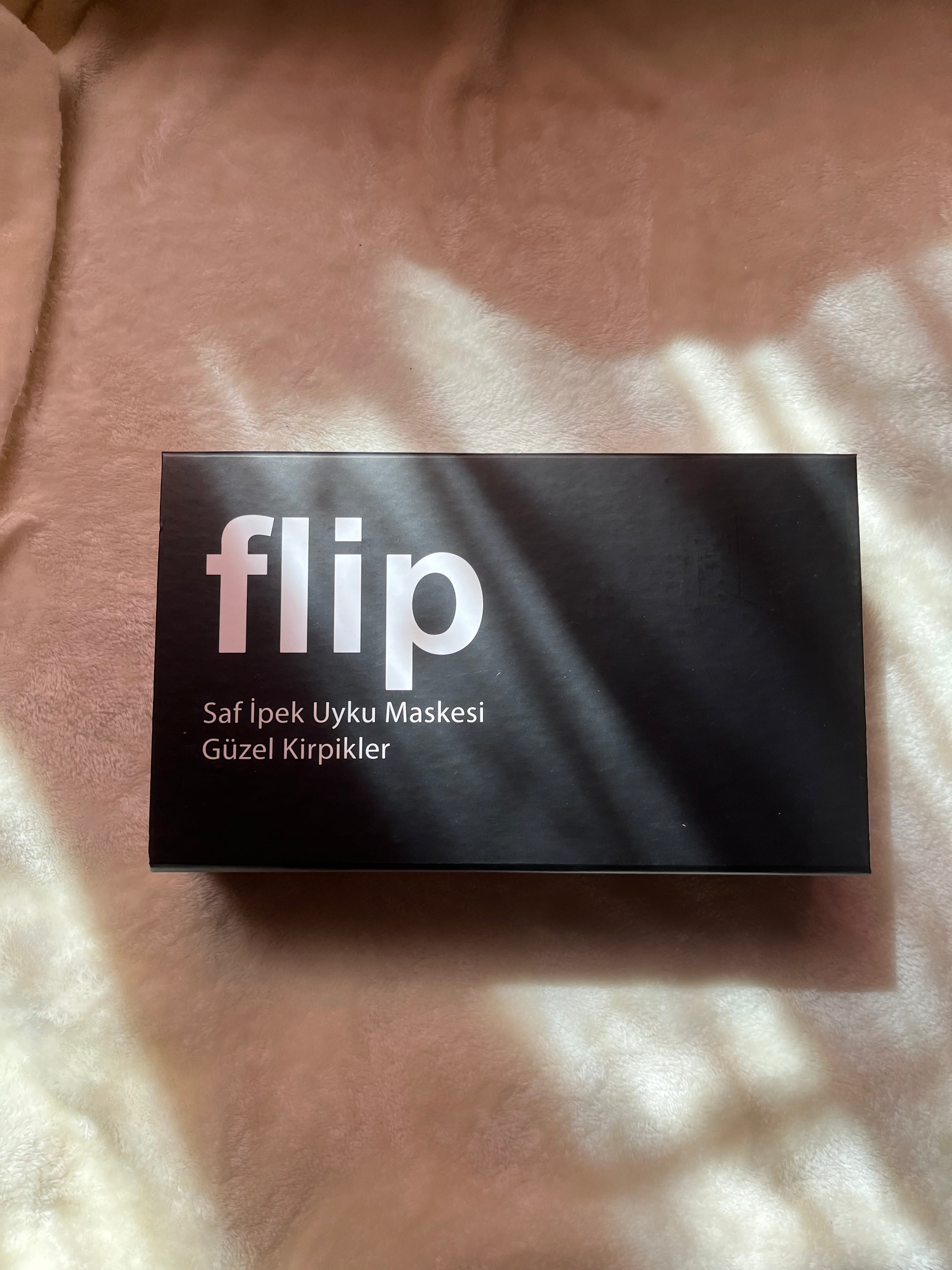 Dut İpek Siyah Uyku Maskesi