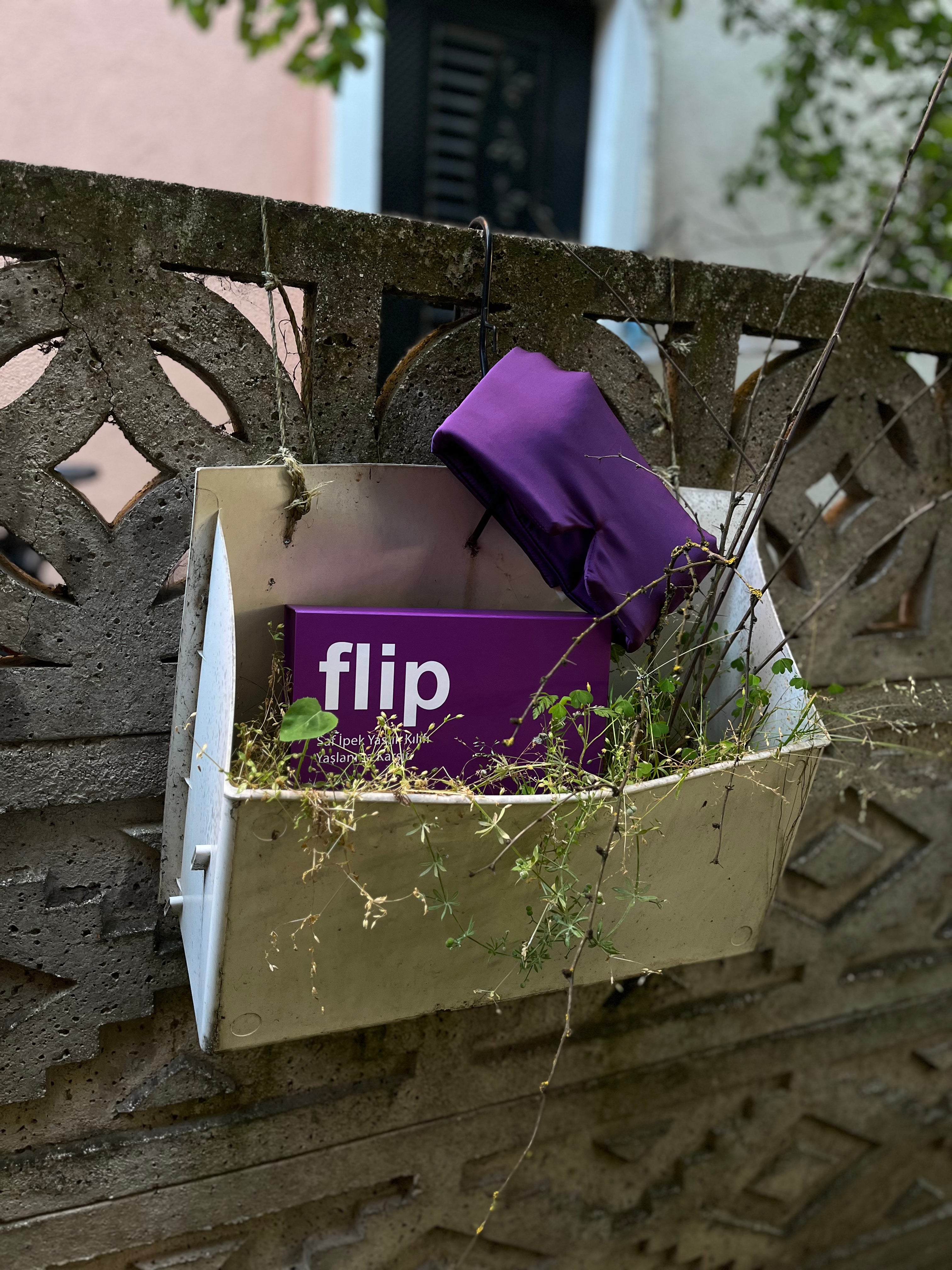 Dut İpek Mor Uyku Maskesi